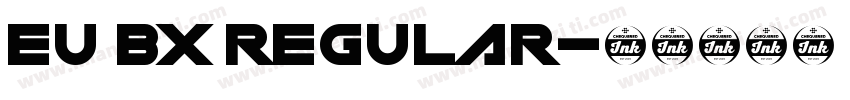 EU BX Regular字体转换